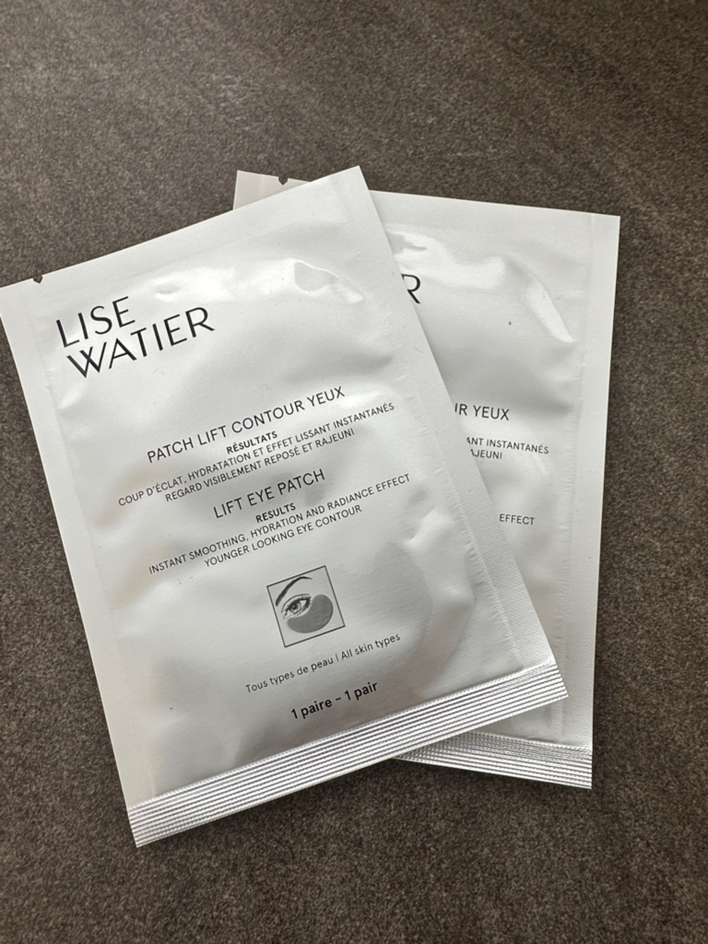 2 for $15 (both included ) White Lift Eye Patch - Hydrating & Radiance Effect